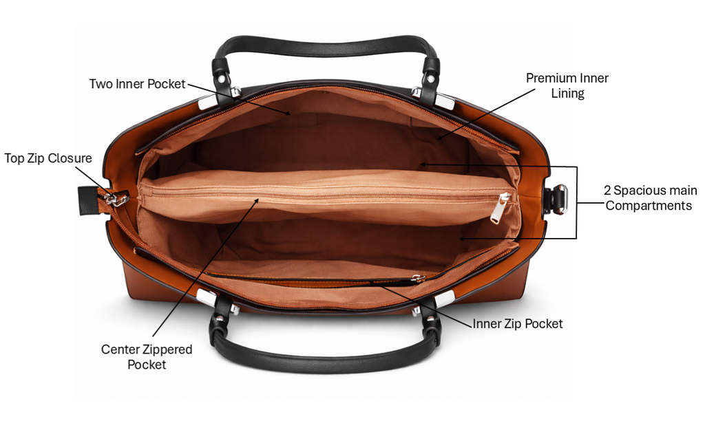 Tri Elegance Tote Bag