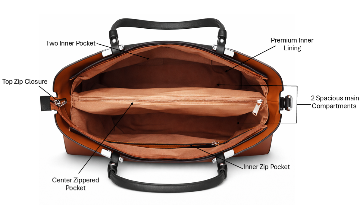 Tri Elegance Tote Bag